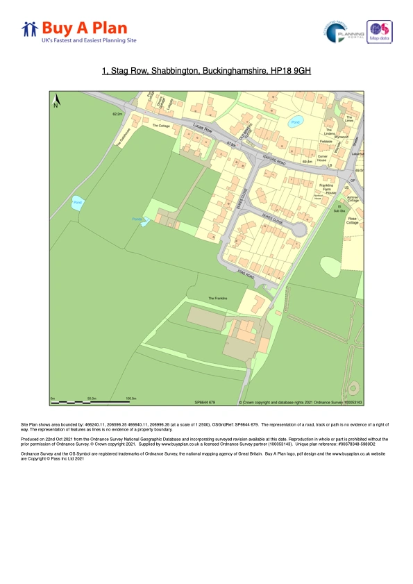 1:2500 location plan example