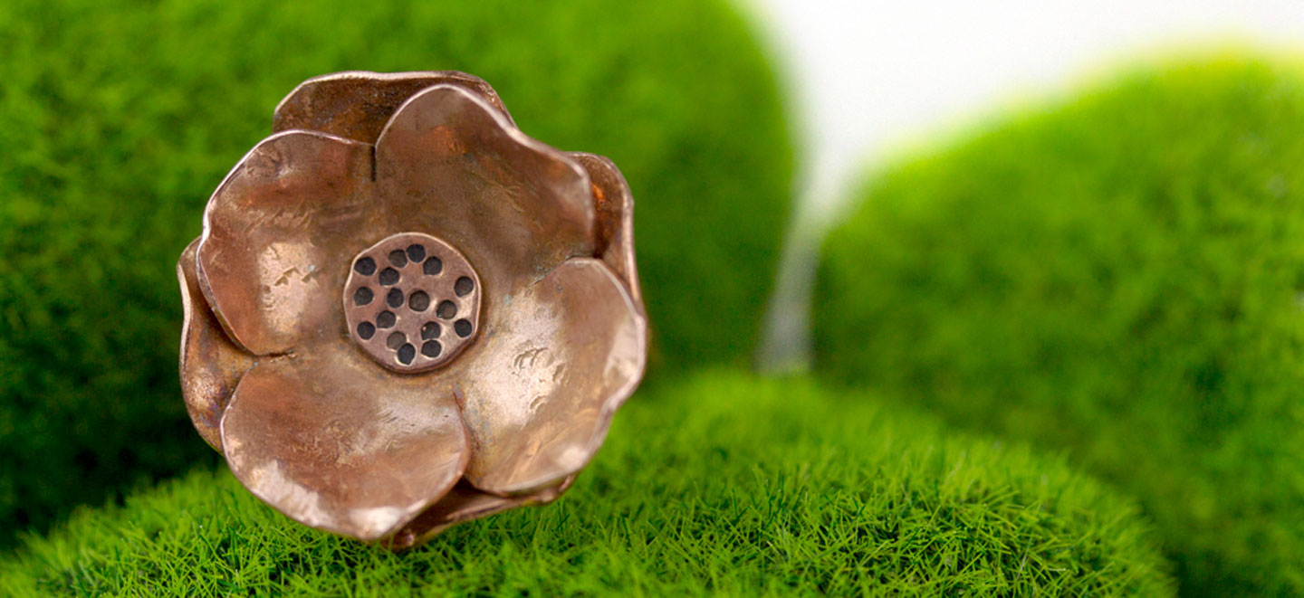 Learn to make a metal rose flower ring with basic metalsmithing techniques in this tutorial guide from Halstead's Kelli Vanyek.