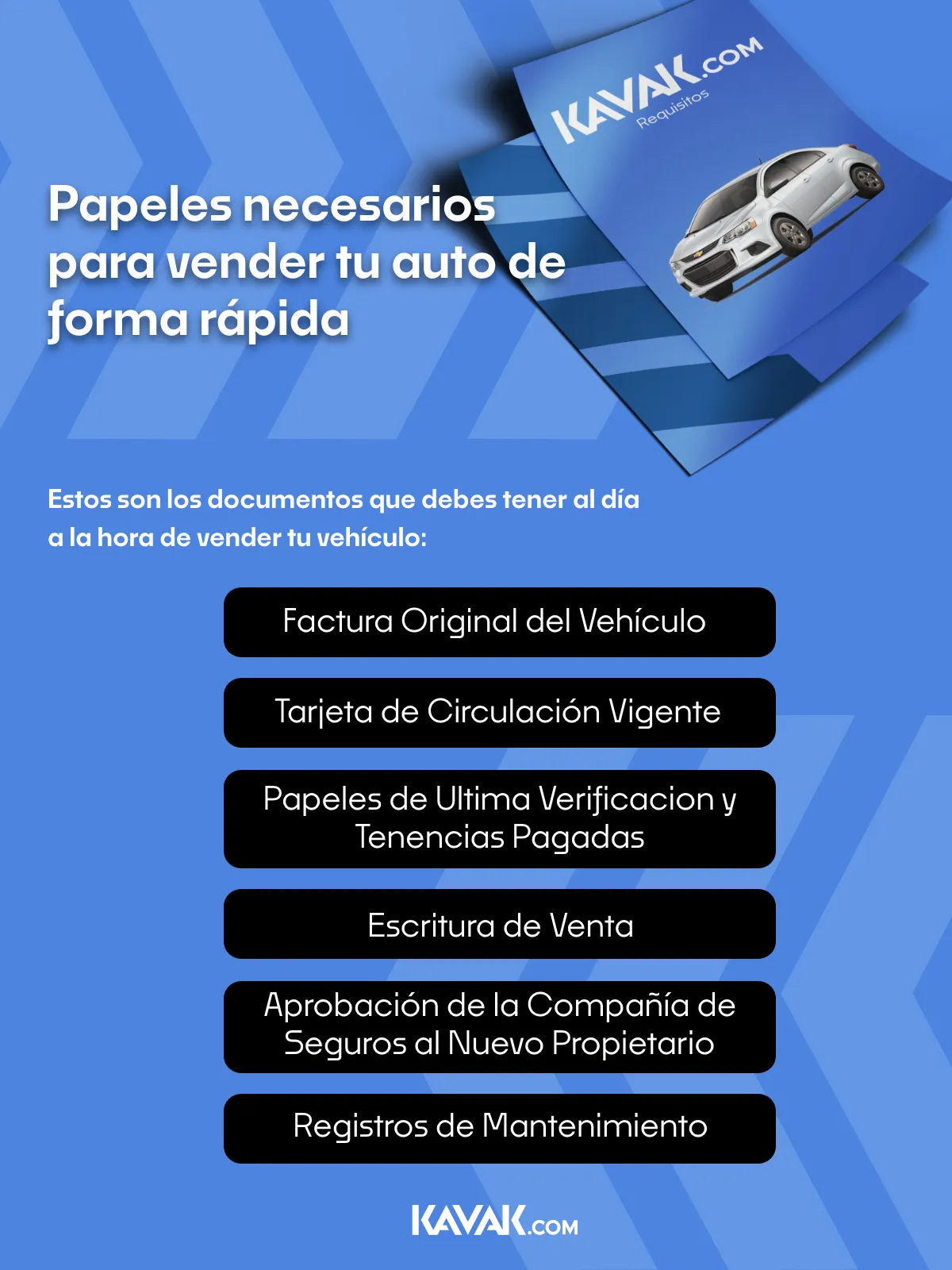 Papeles Vender auto