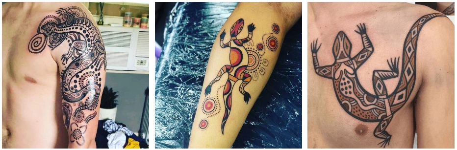 examples of aboriginal dreamtime style tattoos