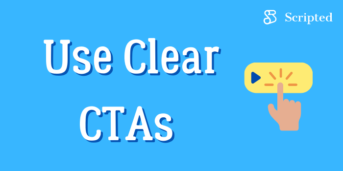 Use Clear CTAs