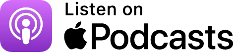 Listen on Apple Podcasts logo