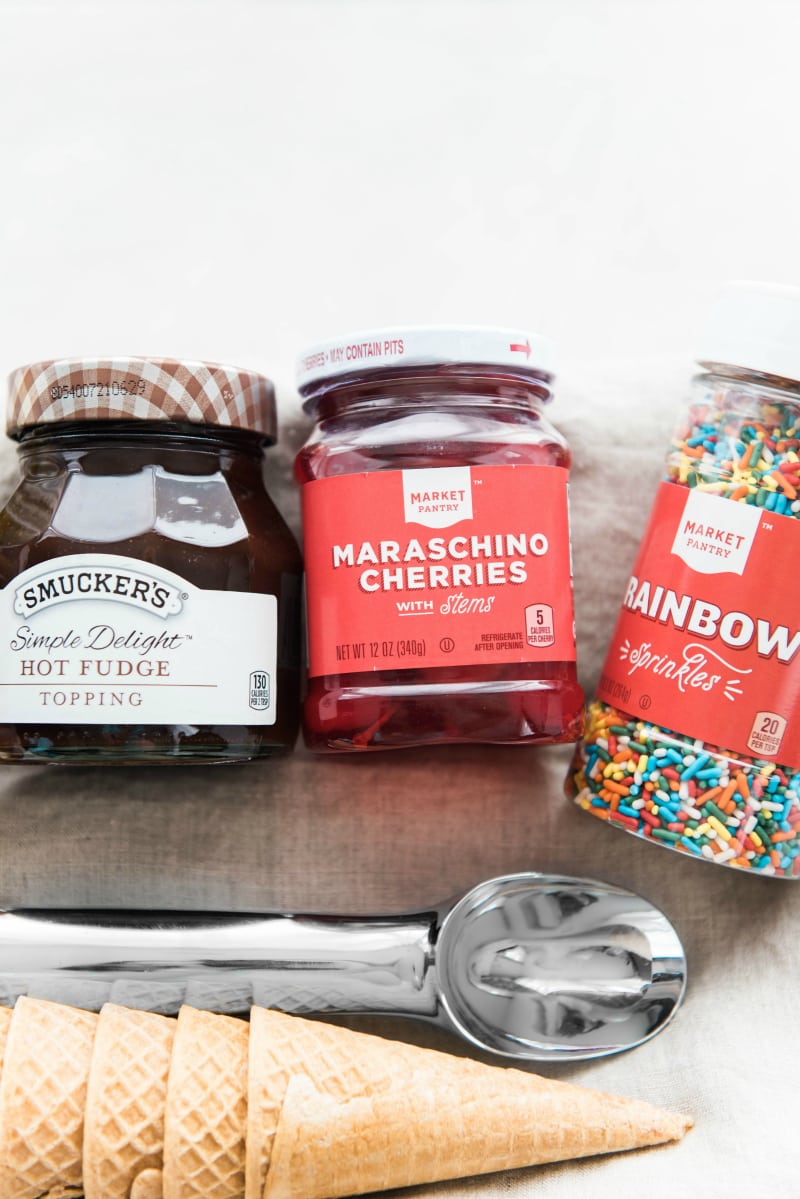 DIY Ice Cream Sundae Hostess Gift