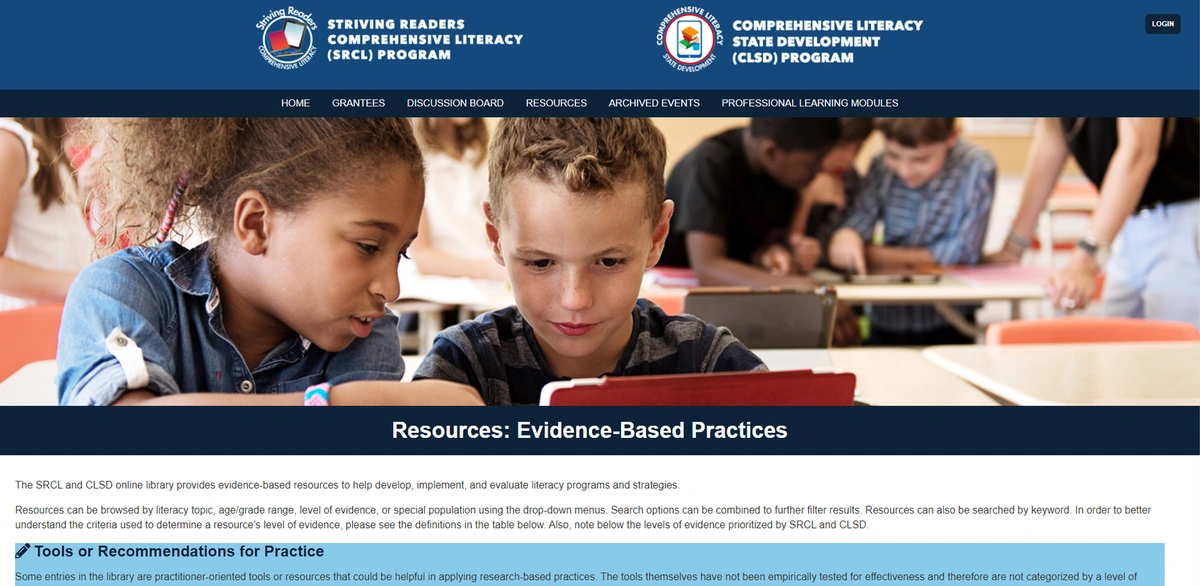 SRCL / CLSD Website Resources