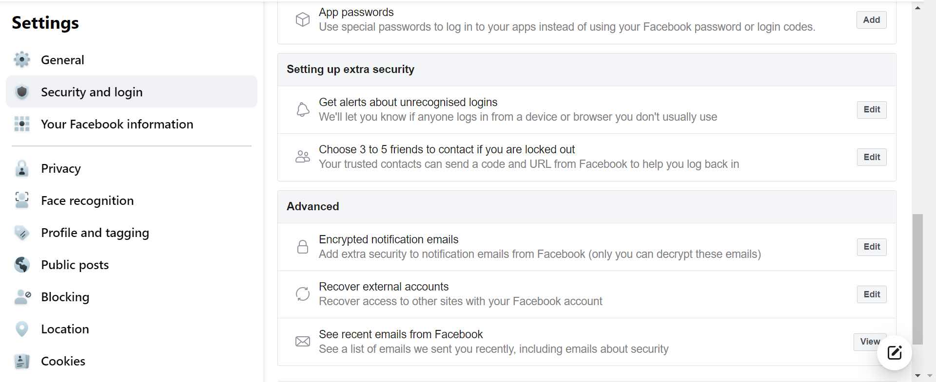 Forgot my Facebook password, how to reset it?