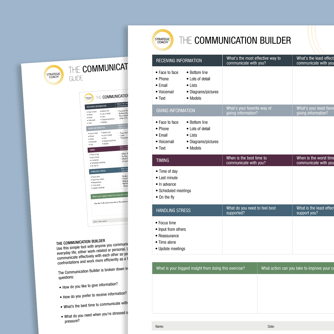 Image of The Communication Builder tool. 