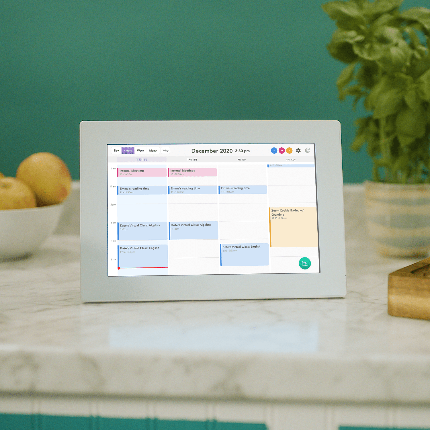 Digital Family Calendar