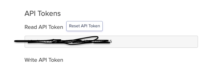 See API Tokens