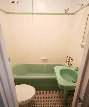 Walk Up Apartment In NYC Interior Bathroom