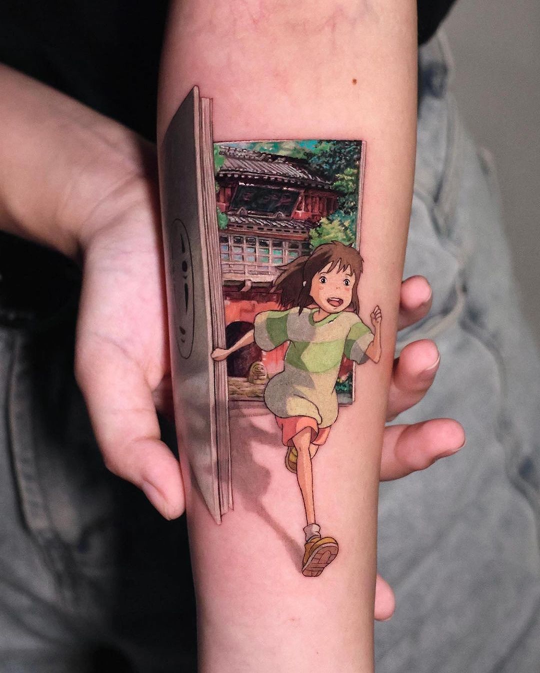 spirited away tattoo by mogui