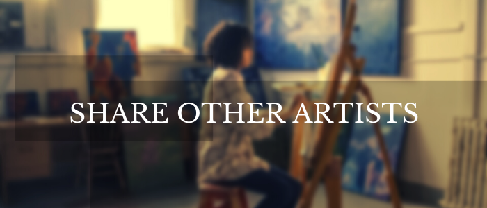 Share the work of other artists 