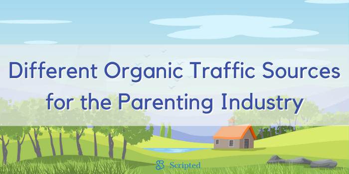 Different Organic Traffic Sources for the Parenting Industry