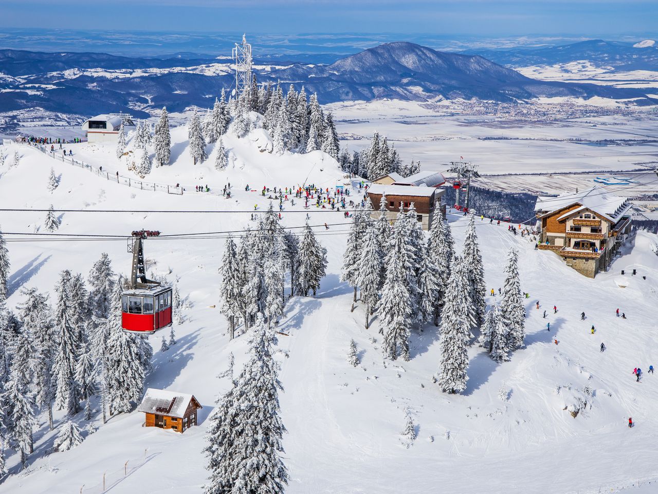 Skiing in Romania