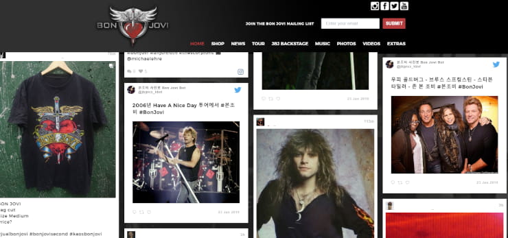  bon jovi redes sociales Twitter feed