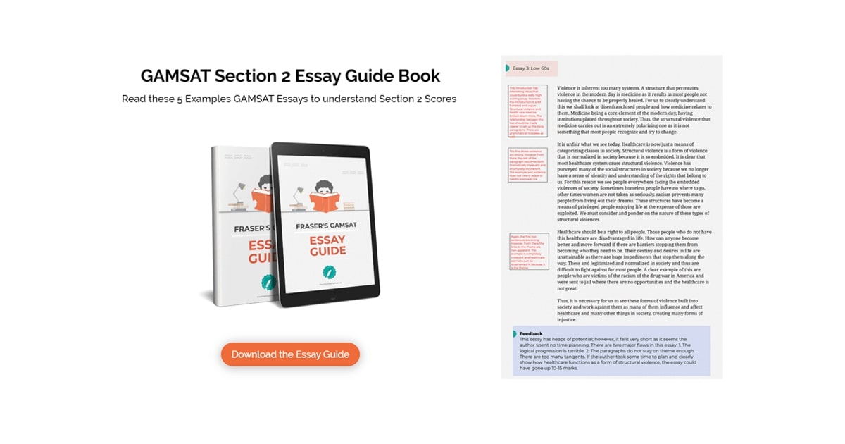 GAMSAT Section 2 Essay Examples