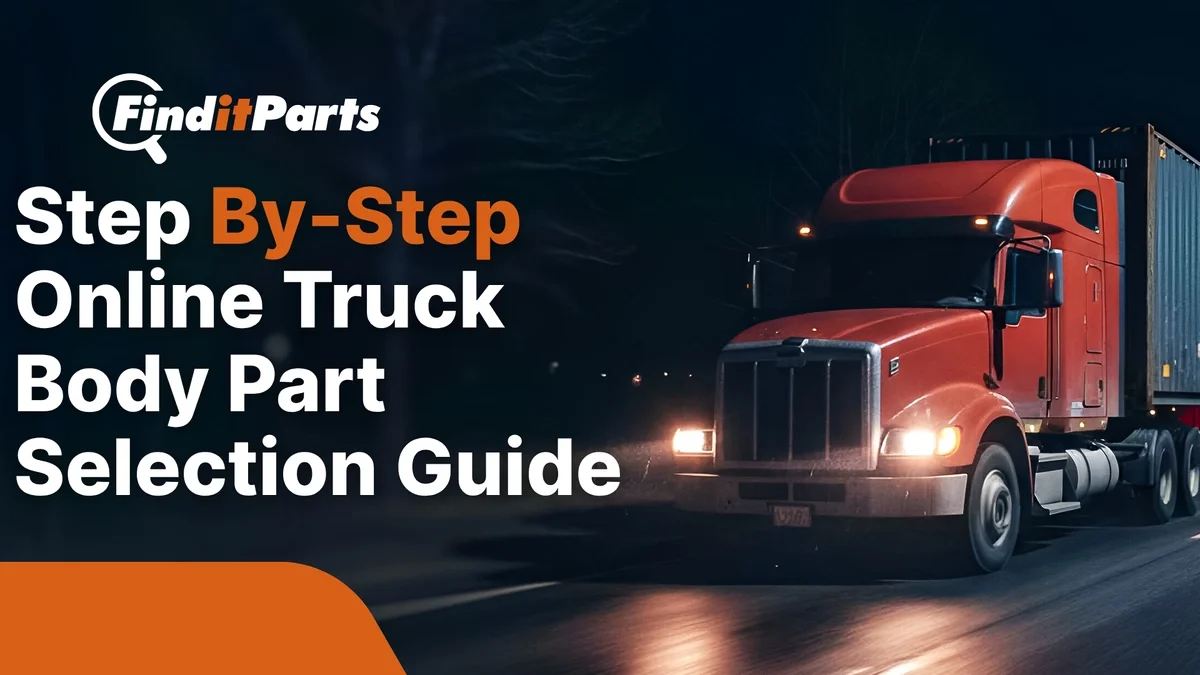 Step-by-Step Online Truck Body Parts Selection Guide