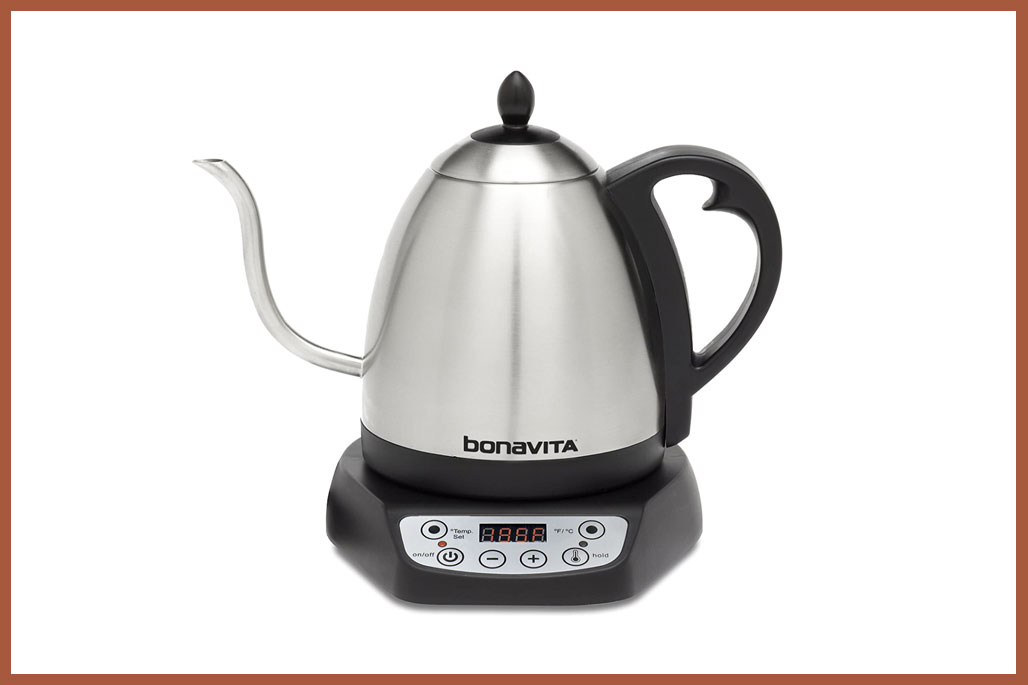 Brewista Artisan Electric Gooseneck Kettle, 1 Liter, For Pour Over Coffee,  Brewing Tea, LCD Panel, Precise Digital Temperature Selection, Flash Boil