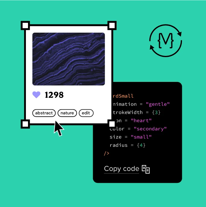 Code components <br> made for designers