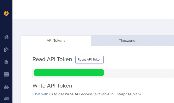 Access your Read API token