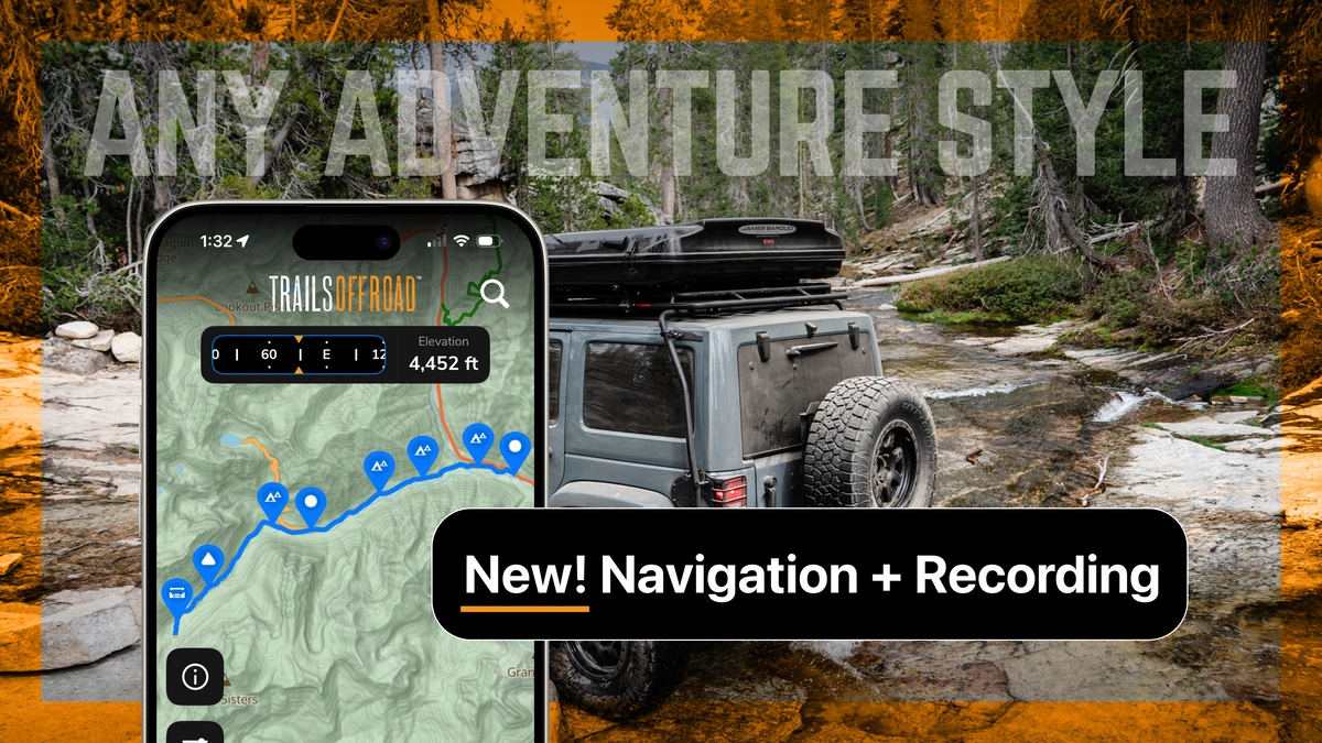 New Feature: Navigation on Trails Offroad™ Blog Photo