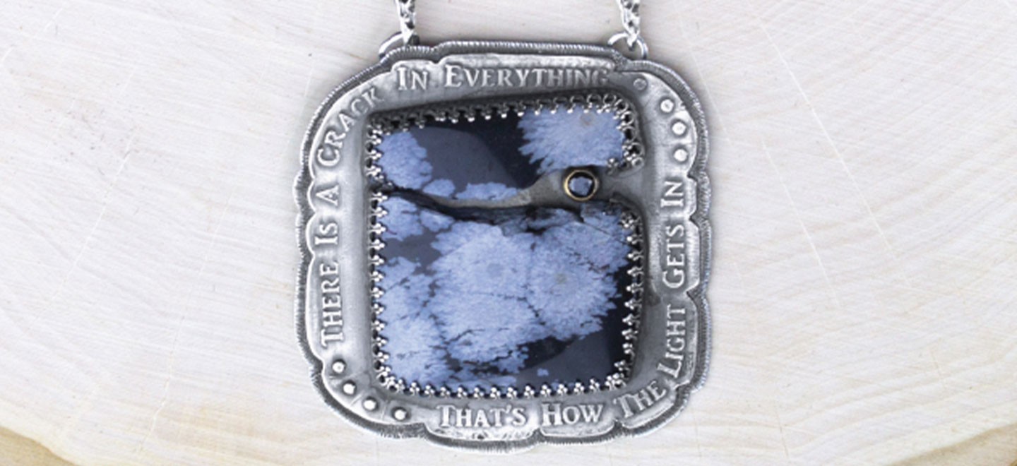 Richard Salley explores a recent jewelry design that incorporated a broken stone that might have otherwise been discarded, a trash to treasure inspiration.