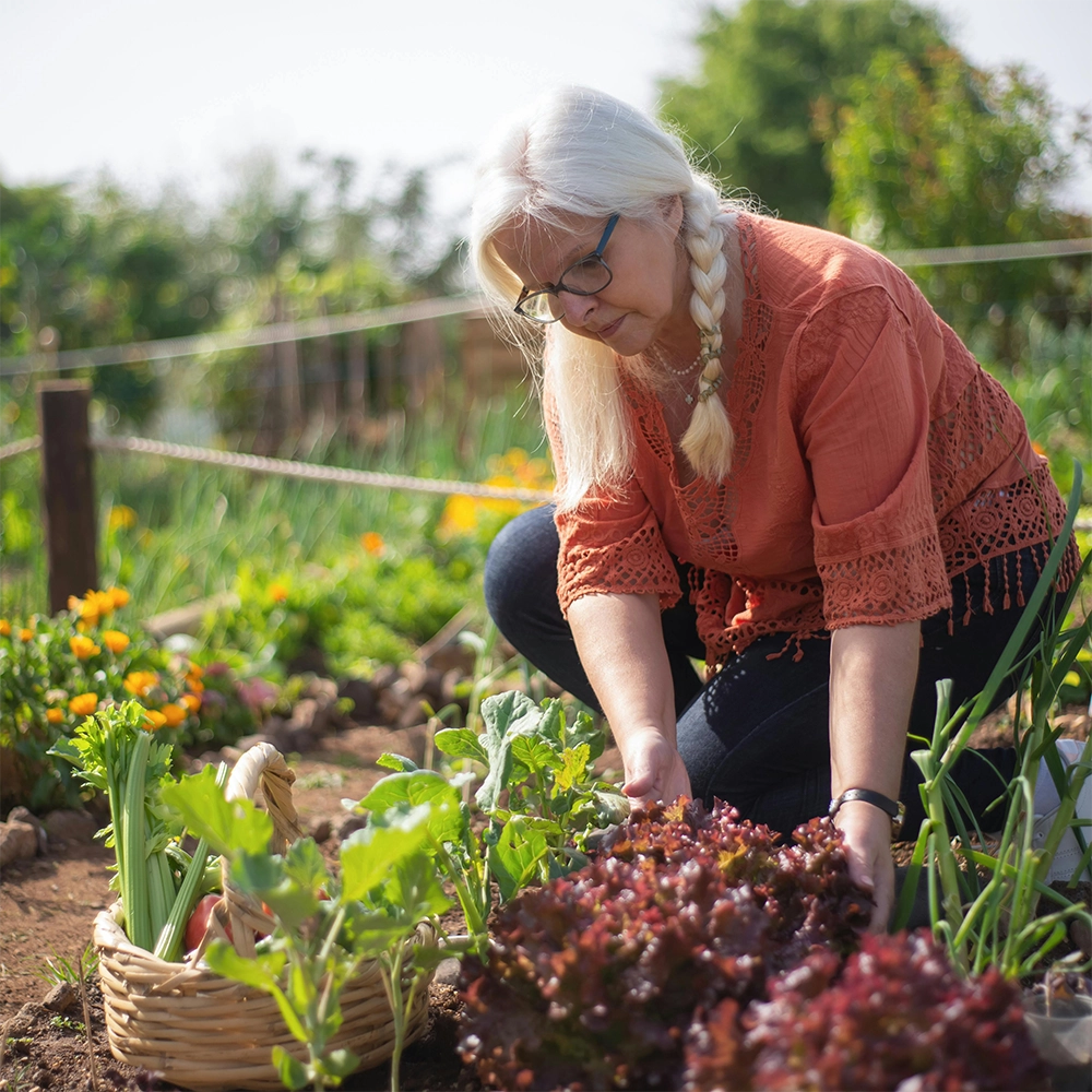 Woman working in the garden.webp