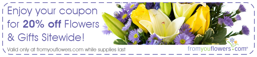 Save 20% Sitewide Flower Coupon