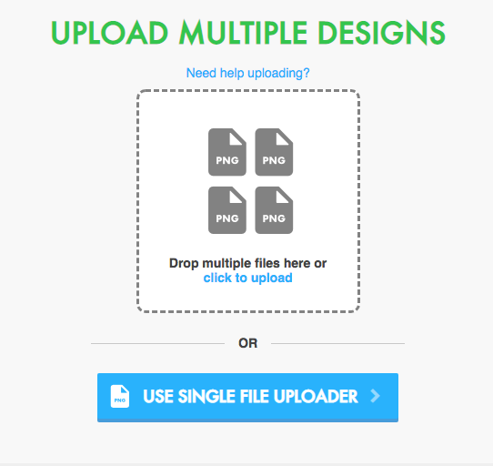 bulk upload start