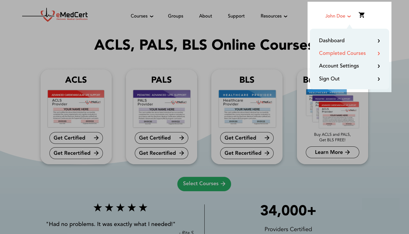 Support | BLS Provider Card Download 02