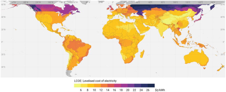 map_LCOE_PVOUT_25years_Global-PV-Pote ...