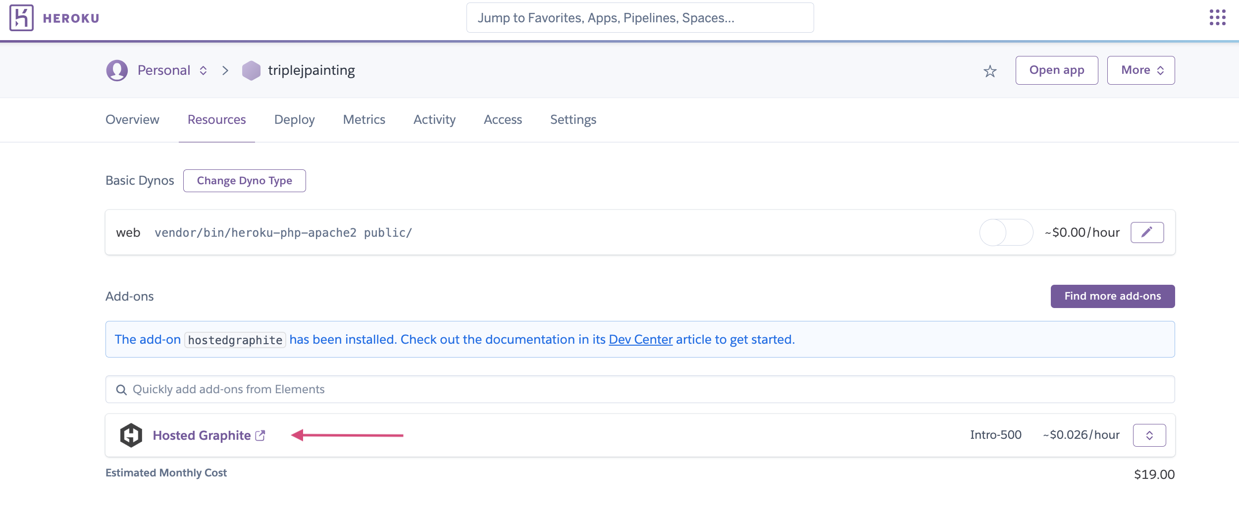 Monitor Heroku Add-Ons Using Hosted Graphite - 1