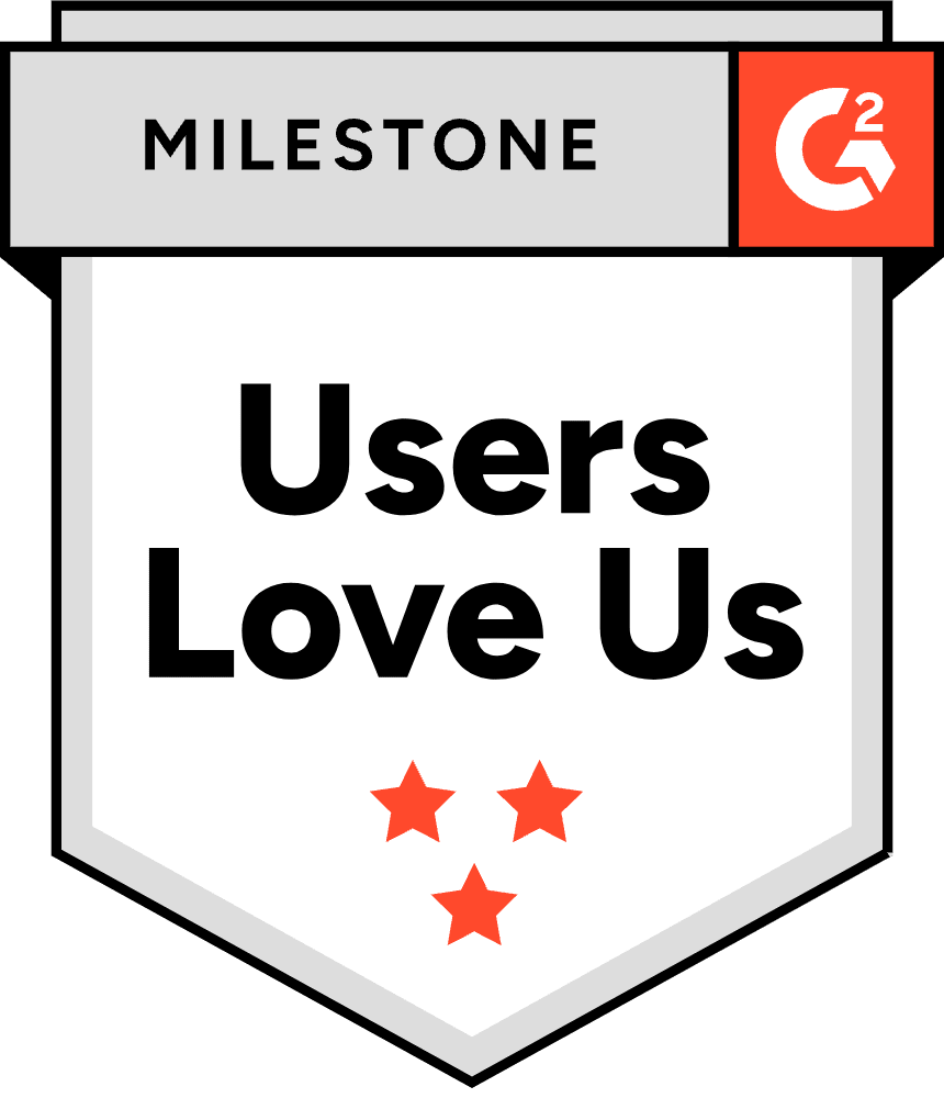 Summer 2025 G2 Award Users Love Us