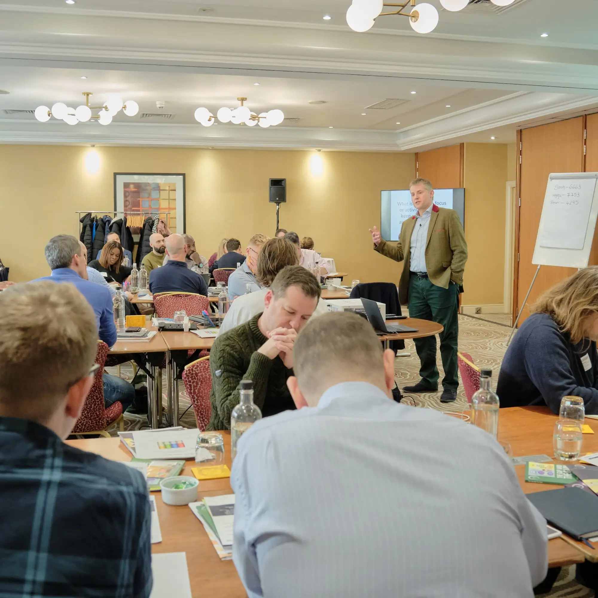 Peter Buckle coaching London workshop group