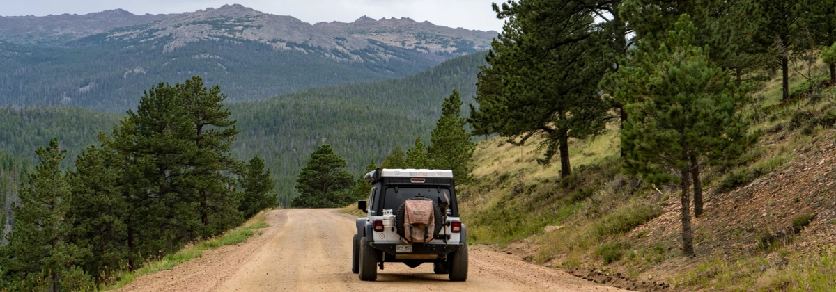 Pingree Park Road off-road trail