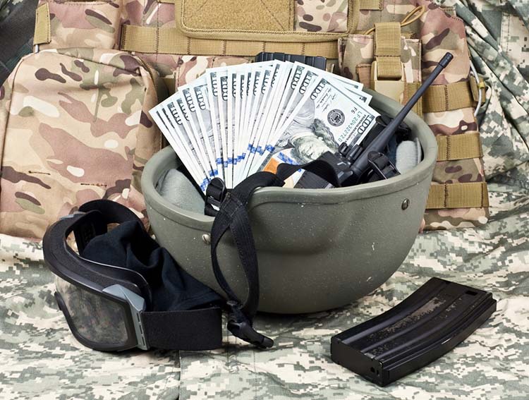 military veteran money