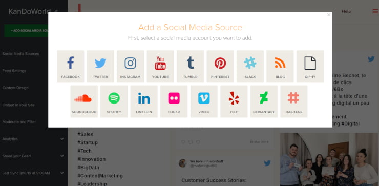 add social source