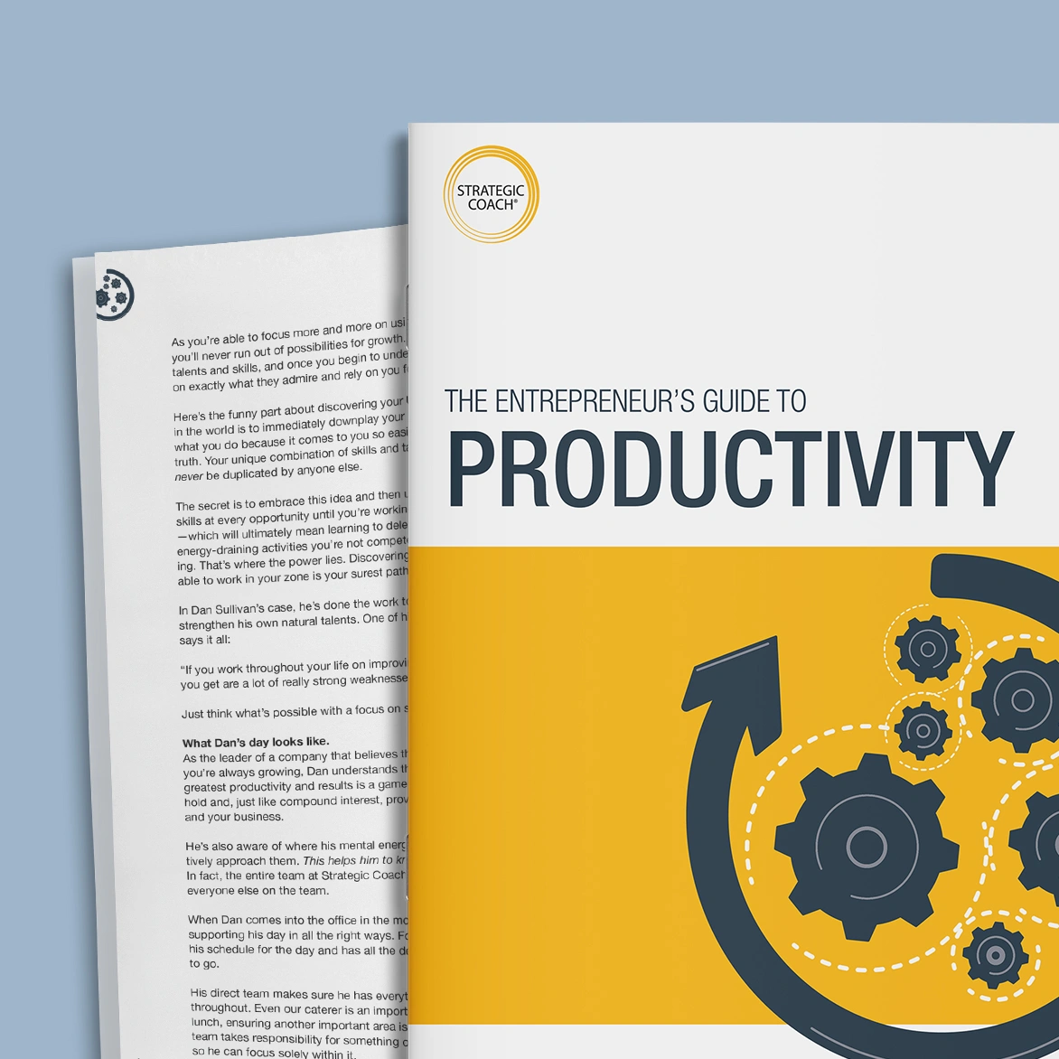 Title cover of productivity guide