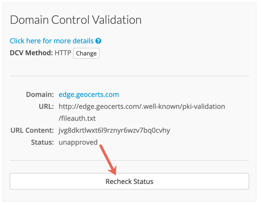 Domain Control Validation By HTTP File Method