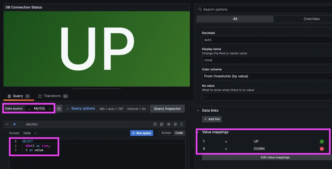How to Monitor Database Availability with Grafana - 3