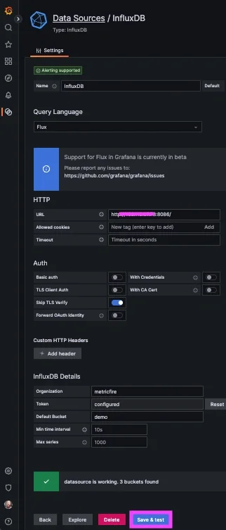 Easiest Way to Connect InfluxDB to a Grafana Data Source - 2