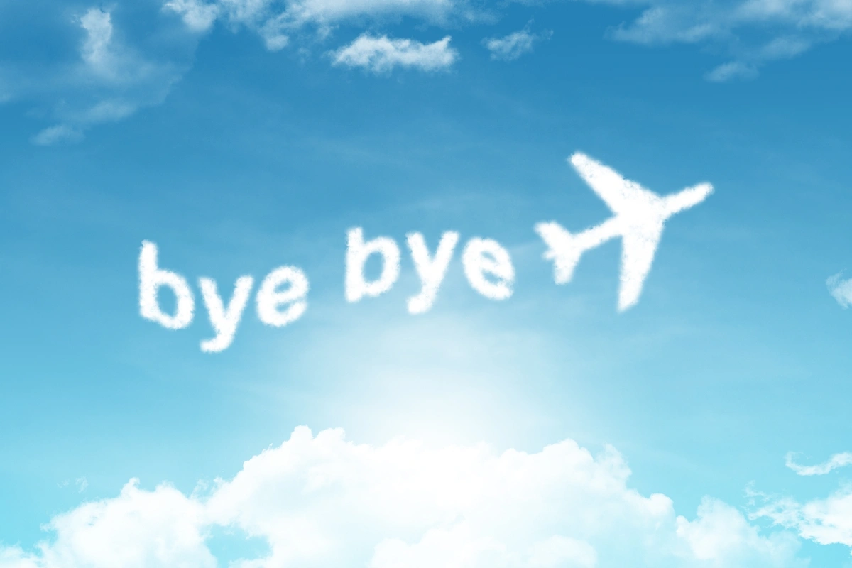 plane writing bye bye in sky: is Plan F going away?