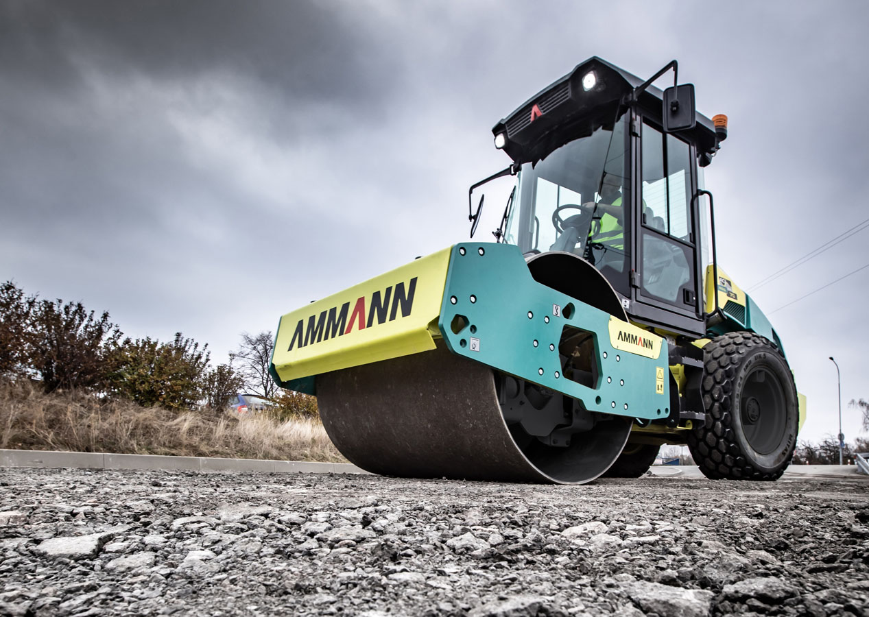 ammann smooth roller