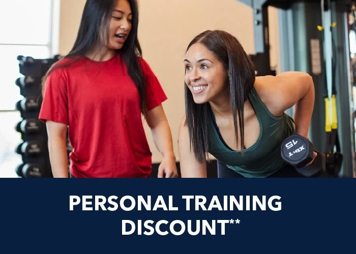 PERSONAL TRAINING DISCOUNT**