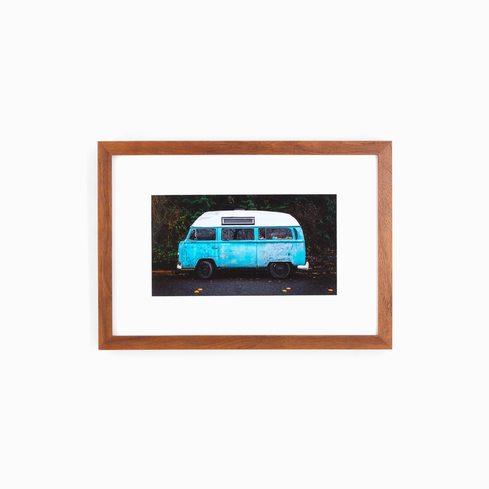 Sonoma, classic wood frame with medium finish
