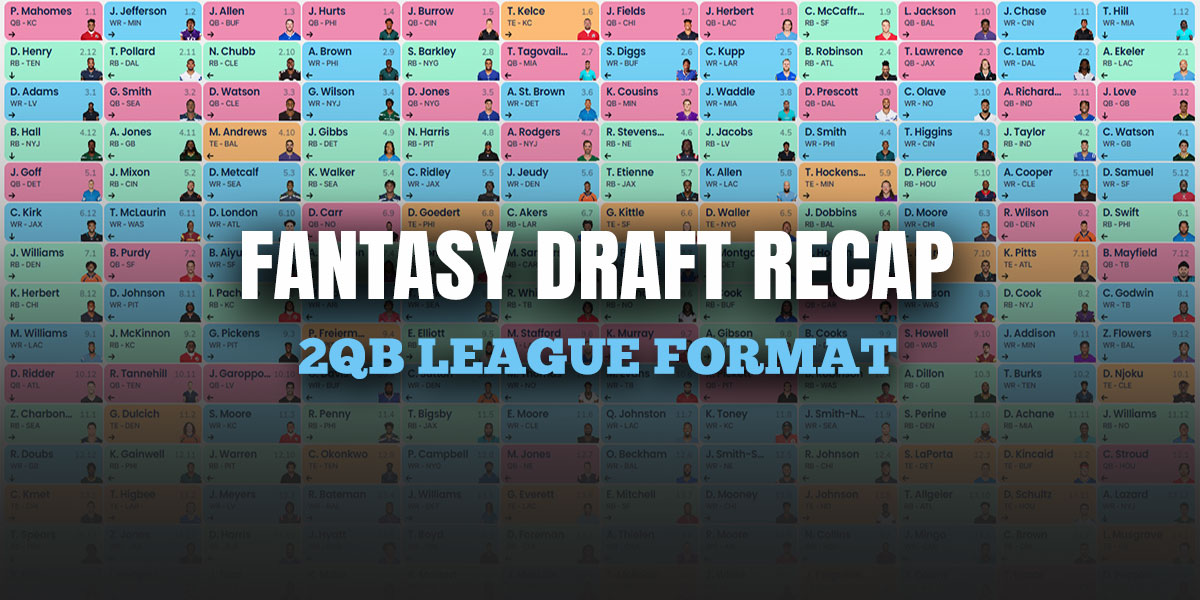Staff Fantasy Football Draft Recap