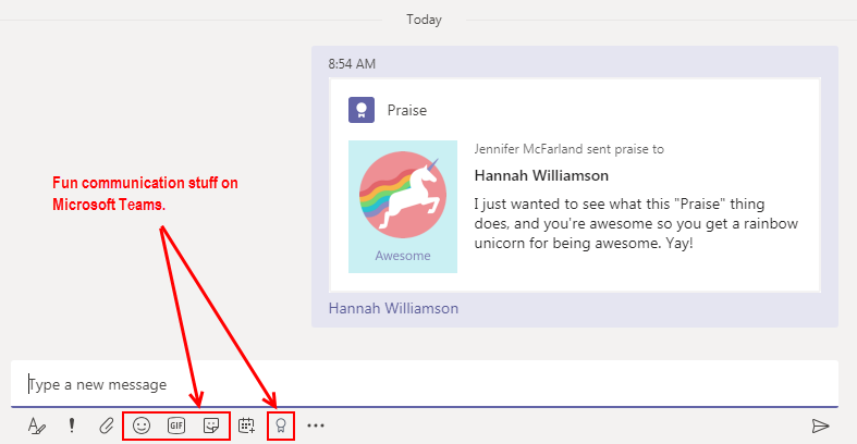 find communication on Microsoft teams