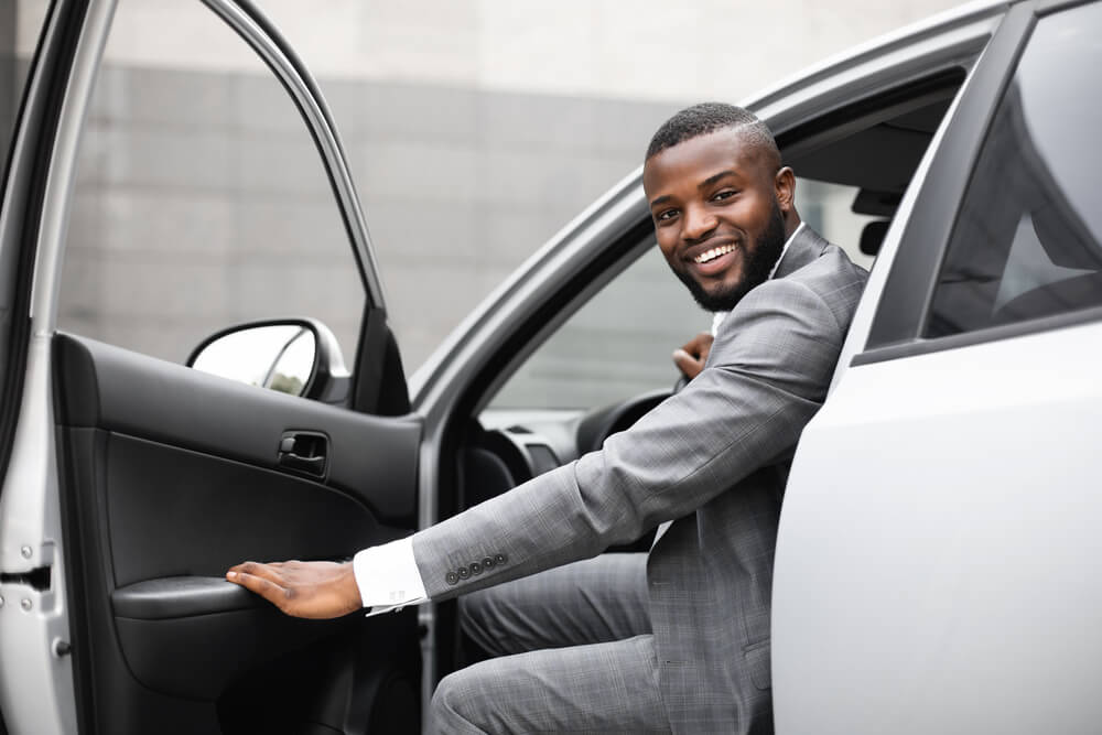 man wants to get a car title loan