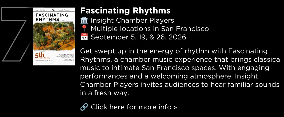 Insight Chamber Players: Fascinating Rhythms