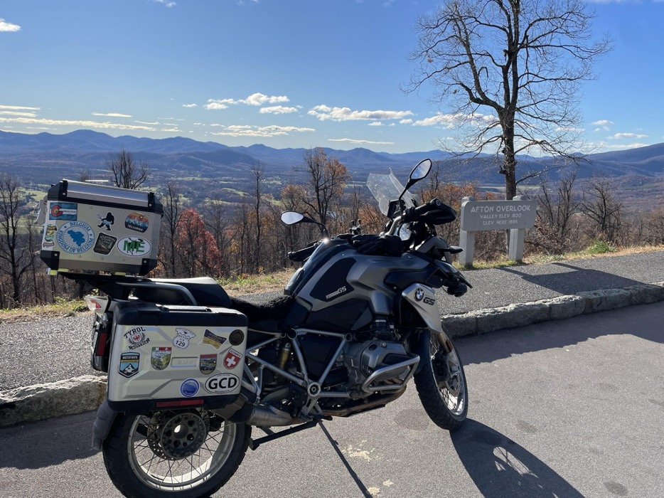VA Motorcycle Rentals on Twisted Road