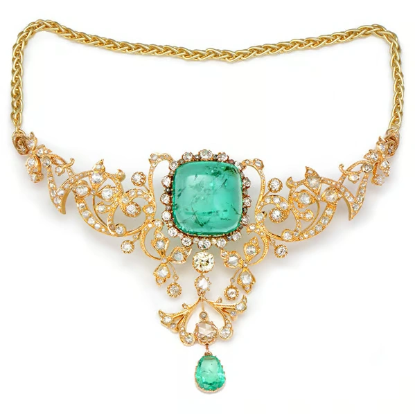 Vintage Emerald Necklace